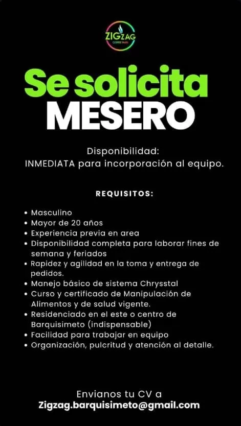 Trabajos Barquisimeto - Zona Este